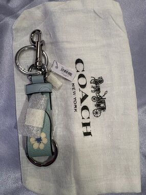 NWT Coach Trigger Snap Keyring Bag Charm
